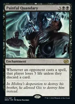 Magic The Gathering MTG PAINFUL QUANDARY The Brothers' War NM Near Mint - Image 1