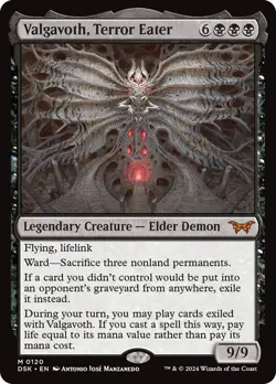Valgavoth, Terror Eater (0120) - Duskmourn: House of Horror - Mythic Rare - Image 1