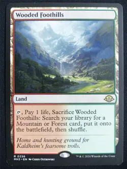 Wooded Foothills - MH3 - Mtg Card #204 - Image 1