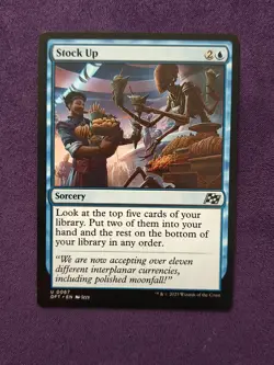 NM Stock Up Aetherdrift MTG - Image 1