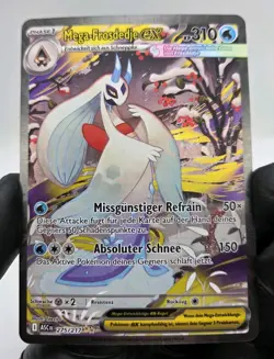 Mega Frosdedje ex ASC 275 Erhabene Helden Pokemon Karte Deutsch NM/MINT - Image 1