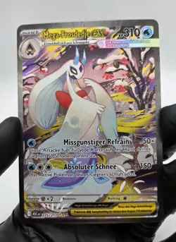 Mega Frosdedje ex ASC 275 Erhabene Helden Pokemon Karte Deutsch NM/MINT - Image 3