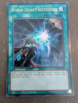 YuGiOh! World Legacy Succession FLOD-EN058 Ultra Rare 1st Ed - Image 1