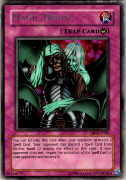Magic Drain DB1-EN185 Unlimited - Yu-Gi-Oh! TCG Rare - Image 1