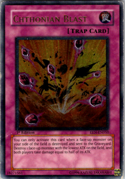 Yugioh: Chthonian Blast - EEN-EN050 - Ultimate Rare - 1st Edition - Image 1