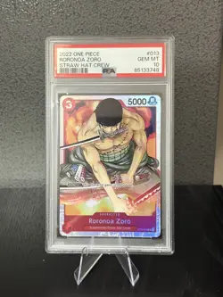 Roronoa Zoro ST01-013 - One Piece TCG - Starter Deck 1 SR PSA 10 - Image 1