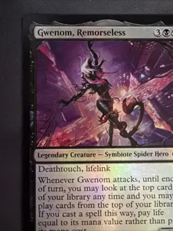 Gwenom, Remorseless Foil x1, MTG, Marvel's Spider-Man, SPM, NM - Image 2