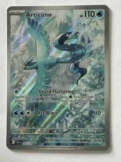 Pokemon TCG Articuno IR 161/159 Journey Together NM/Mint Condition - Image 1