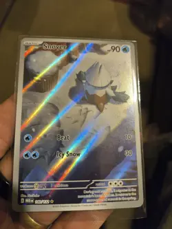 Snover Illustration Rare 140/132 Mega Evolution Pokemon TCG Near Mint Card NM - Image 4