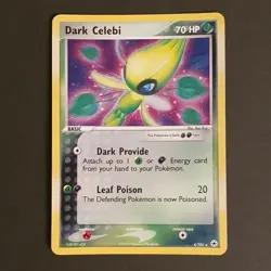 DARK CELEBI 4/101 EX HIDDEN LEGENDS HOLO SHINY RARE POKEMON TRADING CARD LP - Image 1
