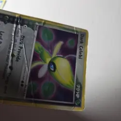 Pokemon Dark Celebi Holo Rare Card 4/101 2004 EX Hidden Legends Damaged - Image 2