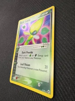Dark Celebi 4/101 Holo EX Hidden Legends Pokemon Card 2004 Vintage - Image 2