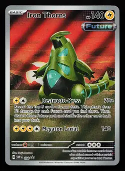 Iron Thorns 098 Holo Illustration Rare Scarlet & Violet Promo Pokemon Card - Image 1