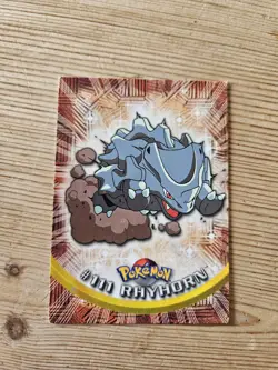 TOPPS POKEMON TRADING CARDS - Rhyhorn #111 - Image 1