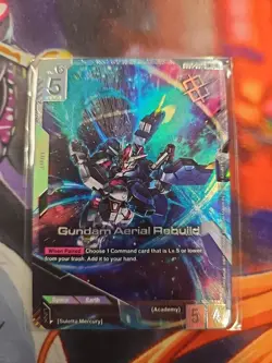 Gundam Card Game Aerial Rebuild GD01-067 Newtype Challenge Winner Card - Image 1