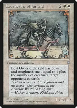 MTG - Lost Order of Jarkeld - Ice Age - Magic the Gathering - Image 1