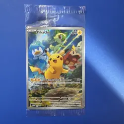 Pokemon TCG Pikachu 027 Black Star Promo Sealed SV Scarlet & Violet Promo (SVP) - Image 1