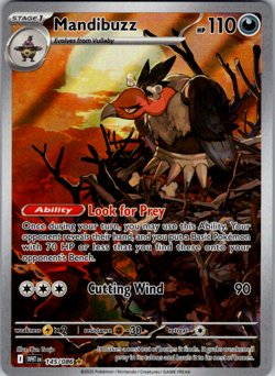 Pokemon TCG White Flare English Mandibuzz 145/086 Illustration Rare - Image 1