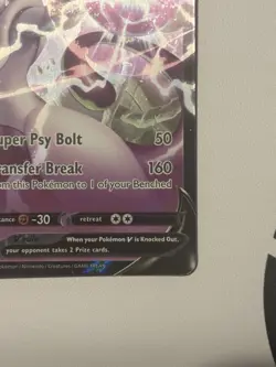 Pokemon TCG Mewtwo v Holo Ultra Rare Card 030/078 Pokemon Go Near Mint Mint - Image 4