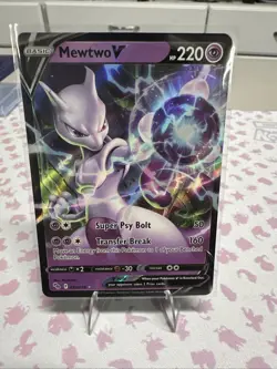 Pokemon TCG Mewtwo v Holo Ultra Rare Card Pokemon Go 030/078 - Image 2