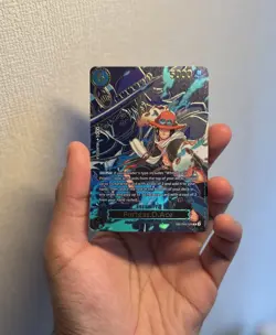 One Piece TCG - Carrying On His Will (OP13) - Portgas.D.Ace - EB02-028 (SP) - Image 1