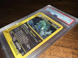 Pokemon 2002 Expedition Tyranitar Holo Card #29/165 PSA 5 - Image 5