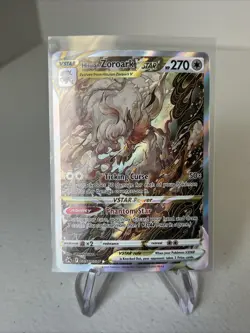 Pokemon Cards Hisuian Zoroark VSTAR GG56/GG70 Crown Zenith Galarian Gallery Holo - Image 1