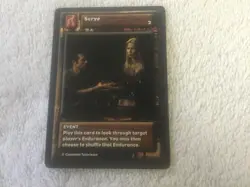 VINTAGE HIGHLANDER SWORDMASTER SCRYE PROMO CARD CCG TCG - Image 1