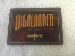 VINTAGE HIGHLANDER SWORDMASTER SCRYE PROMO CARD CCG TCG - Image 2