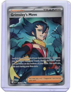 Grimsley's Move 120/094 Phantasmal Flames Ultra Rare Full Art Holo Pokemon Card - Image 1
