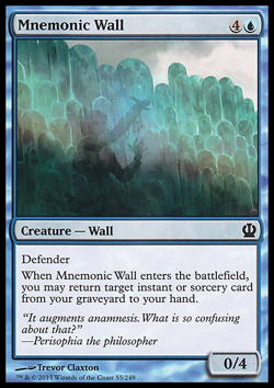 Magic the Gathering MTG Mnemonic Wall (55) Theros LP - Image 1