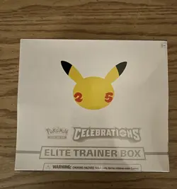 Pokemon TCG: 25th Anniversary 2021 Celebrations Elite Trainer Box ETB 820650809439 - Image 1