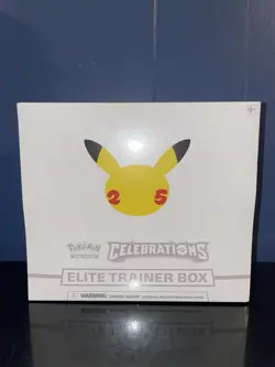 Pokemon TCG: 25th Anniversary 2021 Celebrations Elite Trainer Box ETB SEALED 820650809439 - Image 1