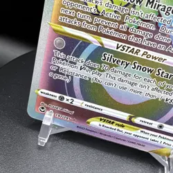 Pokemon TCG Alolan Vulpix VSTAR Silver Tempest Holo Card 197/195 Secret Rare - Image 4