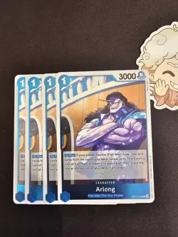 4x OP14-042 Arlong R Playset -One Piece TCG- The Azure Sea's Seven English - Image 1