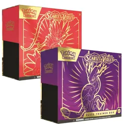 Pokemon TCG ETB SCARLET & VIOLET Elite Trainer Box MIRAIDON + KORAIDON English - Image 1