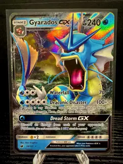 Gyarados GX 18/111 Sun & Moon SM Crimson Invasion Pokemon TCG Card NM - Image 1