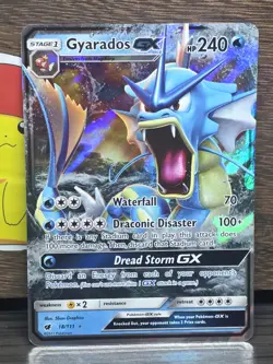 Gyarados GX 18/111 Sm-Crimson Invasion Holo Pokemon TCG 2017 PACK FRESH MINT - Image 1