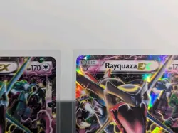 Pokemon TCG: Shiny Rayquaza EX XY69 + XY66 Black Star Promos Holo | LP - MP - Image 3