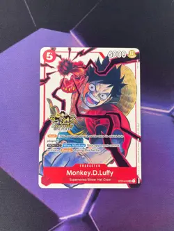 One Piece TCG: Monkey.D.Luffy ST01-012 (3rd Anniversary Promo) - MINT/NEAR MINT - Image 1