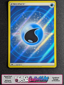 Water Energy (Textured Energy Card) | 154/159 | Crown Zenith | MINT - Image 1