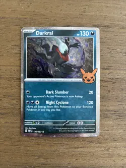 Pokemon TCG Halloween Trick Or Trade 2024 Darkrai #136/197 Cosmos Rare - Image 1