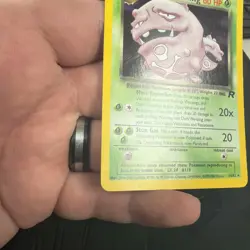 Dark Weezing 14/82 Team Rocket Holo Pokemon TCG MP - Image 5