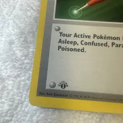 Pokemon Base Set 1st Edition Trainer Full Heal MP 82/102 TCG Card Shadowless - Image 3