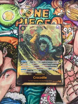 Crocodile SEC Alt Art OP14-120 One Piece TCG English IN-HAND - Image 1