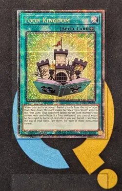 MP24-EN006 Toon Kingdom Quarter Century Secret Rare 1st Ed YuGiOh - Image 1