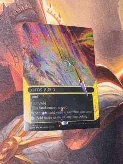 Lotus Field X1 Mtg Edge Of Eternities Nm Borderless Galaxy Foil - Image 1