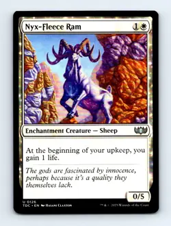 #126 2025 Tarkir: Dragonstorm Commander TDC - Nyx-Fleece Ram Uncommon - Image 1