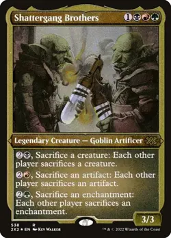 Shattergang Brothers - Foil Etched 2X2 NM MTG - Image 1