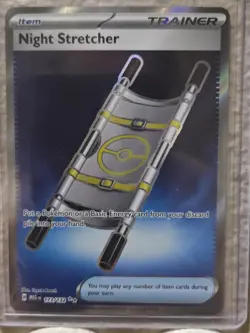 Pokemon Night Stretcher Trainer-Item Rare Holo Me01 Mega Evolution 173/132 - Image 1